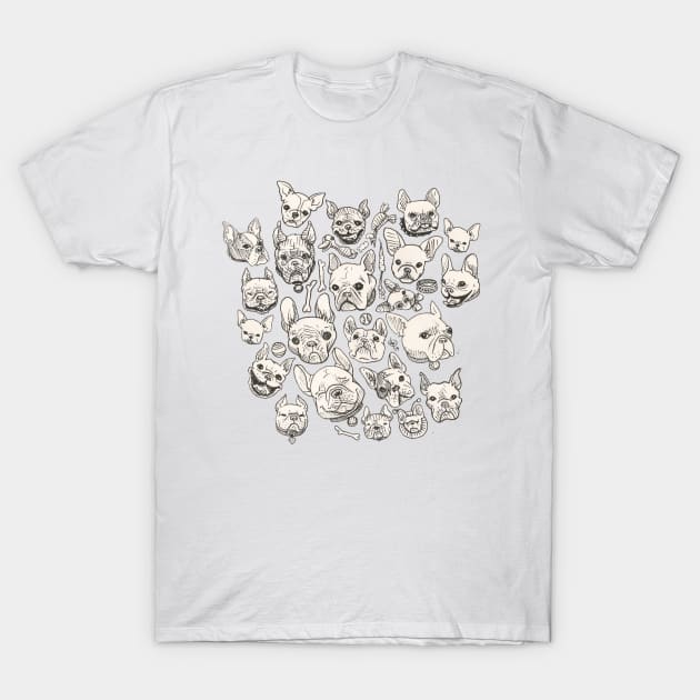 FRENCHIE FEVER T-Shirt by danpaul